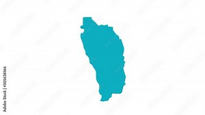 3d animated map of dominica