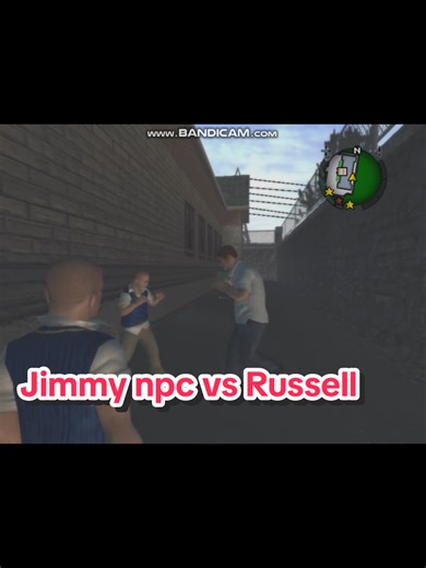 Jimmy vs Russell: Full Fight in Bully Gameplay