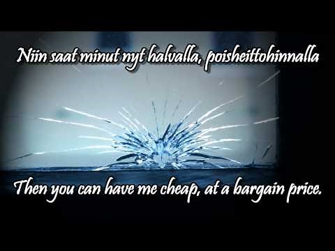 Halvalla w/lyrics (english, finnish)