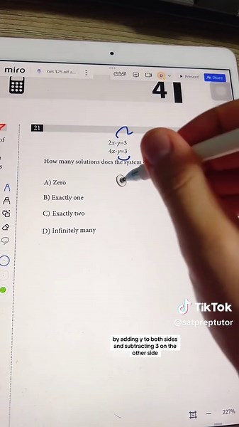 Crush the math section of the digital SAT? you need to be prepared to handle linear equations and systems of equations. ##satprep##sattutor##satmath##digitalsat