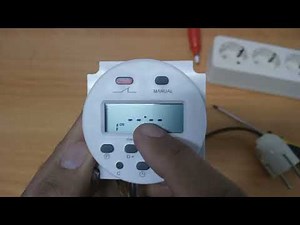 CARA SETTING TIMER DIGITAL CN101A AC 220 volt