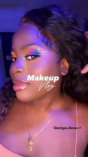 #makeupartist #fyp #glamqueen_shantae @Shantae Levy🇨🇦🇯🇲 #CapCut #neonshadow