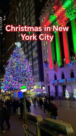 Christmas in New York City 🎄 | Magical Holiday Walk #newyork #travel #nyc