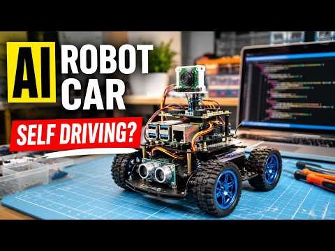 This Raspberry Pi Robot Can See, Think and Drive Itself! | AI Robotics Project