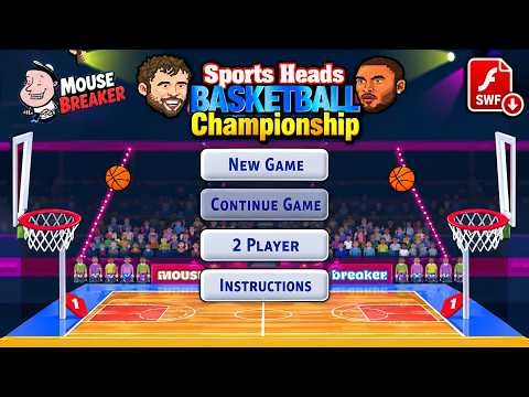 Sports Heads Basketball Championship Flash Game Download | (SWF)