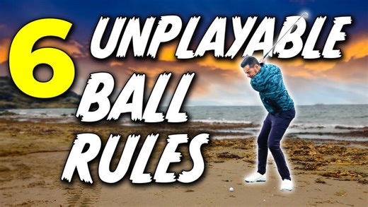 How to take an unplayable drop - 6 golf rules you need to know
