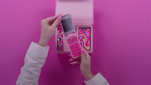 First look: New Barbie-inspired flip phone released by HMD