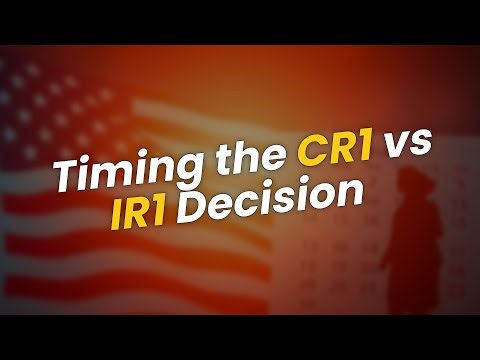 4 Reasons Timing Determines CR1 vs IR1 — Spousal Visa Secrets 🇺🇸⏳