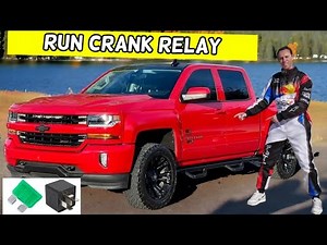 CHEVROLET SILVERADO RUN CRANK RELAY LOCATION REPLACEMENT 2014 2015 2016 2017 2018 2019
