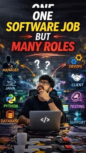 ONE SOFTWARE JOB BUT MANY ROLES 😤 |IT Employee Reality| #shortsfeed #corporatelife #corporatehumour