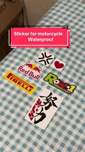 Waterproof Stickers for Motorcycle Customization