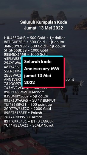 Kode Anniversary Modern Warships: Tips, Tricks, and Promo Codes