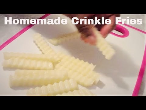 Make Your Own Crinkle Fries