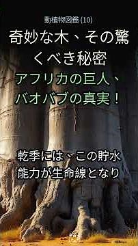 10. 【衝撃】世界一奇妙な木🌳 バオバブが隠す驚愕の秘密とは？🤯 #バオバブ #アフリカ #奇妙な木 #自然 #ドキュメンタリー #生命の木 #秘密 #驚異 #植物