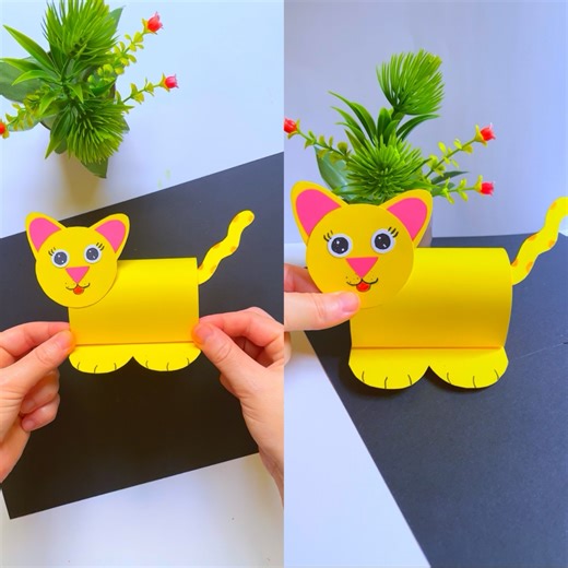 599K views · 5.3K reactions | Some handmade paper crafts for children  | Art Crafts | Facebook