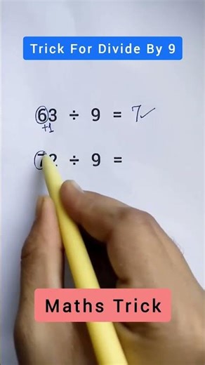 Division By 9 #maths #shortsfeed #shorts