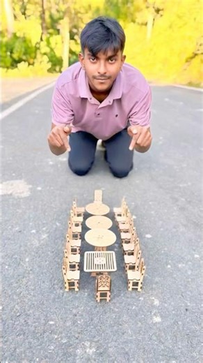 White and cute 4 Ta dining table unboxing & review ￼