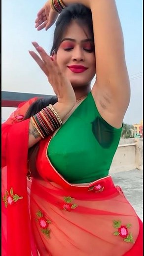 I love Orange and Green Combination and Sweaty #sareeblouse #viralvideo #womensclothing