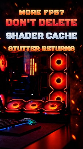 Deleting Shader Cache Can Bring Stutter Back — Here’s Why #shorts