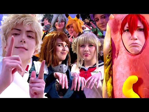 L.O.V. Invades Class 1-A | MISHKALI COLLAB | [BTS Vlog] My Hero Academia Cosplay