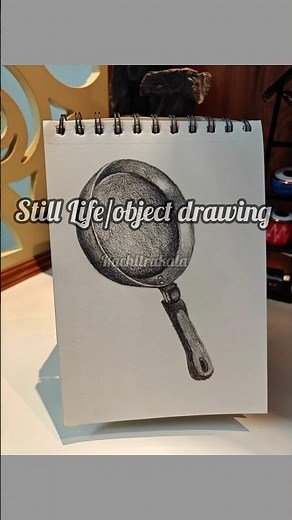 How to draw a realistic pan🥘 with just a pencil/pencil shading easy #shorts