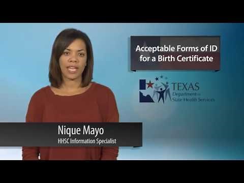 DSHS Registrars ID Training for Birth Certificates (English; 3:13 secs)