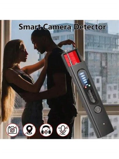 Détecteur de mini-caméras portable (1 pièce), doté d'une fonction anti-logiciels espions et de 5 niveaux de sensibilité. Détecte les caméras cachées et les traceurs GPS. Idéal pour les voitures, les maisons, les hôtels, les salles de bain, les voyages, les bureaux et autres lieux. Rechargeable par USB. Petit et facile à transporter, il est parfait pour protéger votre vie privée et votre sécurité. | SHEIN