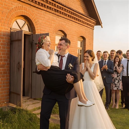 Right after the wedding, instead of lifting his bride into his arms, the groom did something that stunned everyone—he picked up his mother instead, humiliating his wife. What the bride did in response left everyone speechless 😢😱 In their family, there was an old tradition: after the ceremony, the groom carries his bride from the church to their home. Every guest knew about it, and the bride had been anxious about that moment all morning. To her, it was the most touching, significant part of th