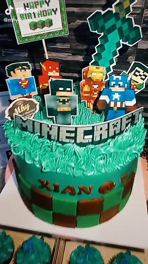 Minecraft Theme Cake & Cupcakes: Creative Dessert Ideas