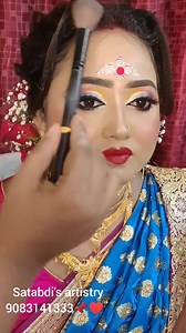 Shatabdi's artistry 📌my page ♥♥ bride - moumita ♥💙❤ Makeup artist Satabdi Bala Sardar #রাজারহাট (জামালপাড়া) শতাব্দী'স আর্টিস্ট্রি আ‍্যান্ড একাডেমি ♥ 🔴 my instagram > Shatabdi5218 তোমরাও যদি নিজেদের স্পেশাল দিন গুলো তে নিজেকে আরও সুন্দর করে সাজিয়ে তুলতে চাও অবশ্যই যোগাযোগ করো আমার সাথে নিচে দেওয়া নম্বর এ #Call or Whatsaap - 9083141333 📌 mobile click♥♥ | Shatabdi's artistry