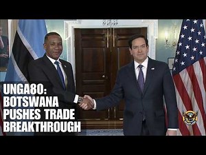 US, Botswana Open New Trade Talks on Tariff Reductions | Diamonds at the Center