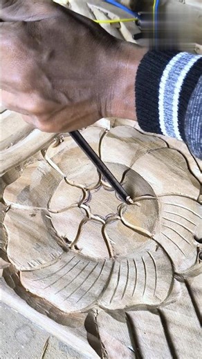 Beautiful Bed Carving Design Making 🌻 Easy Process Carving Tools Use #bed #diy #beautiful