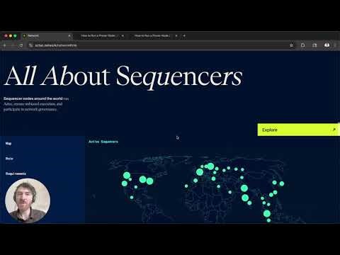 Network Page Demo on Aztec website
