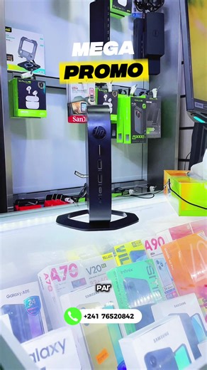 🖥️ HP t640 – Desktop PC Compact & Performant Une unité centrale professionnelle, idéale pour le bureau, la gestion, la caisse et le travail quotidien. ⚙️ Caractéristiques : • AMD Ryzen R1505G • 8 Go RAM DDR4 • 256 Go SSD – rapide et réactif • Carte graphique Radeon Vega 3 dédiée • Windows 10 / 11 • Connectique complète : RJ45, Display, USB 3.0, USB Type-C, Audio 🔥 PROMO EN COURS ➡️ 115.000 FCFA 📄 Facture disponible 🛡️ Garantie service après-vente 📍 Libreville 📞 Contact : 076520842 🚚 Livra