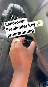 Landrover Freelander key programming!