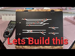 N Scale Kato track switch control panel