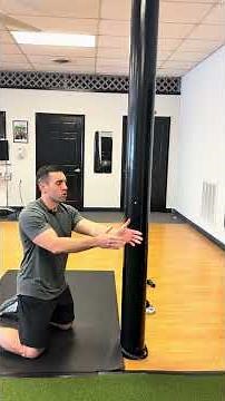 Tall Kneeling Core Rotational Isometrics for Low Back Pain or Oblique Strains #shorts #strength