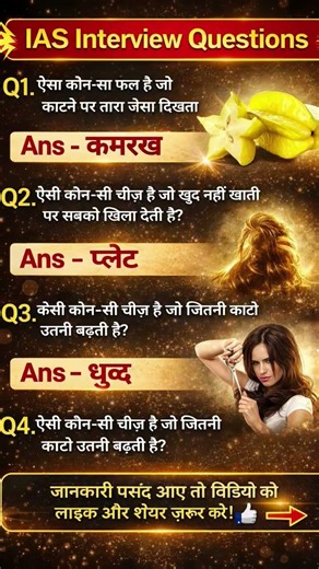 IAS Interview Questions GK | UPSC Interview Questions #iasinterviewquestions #upscinterviewquestions