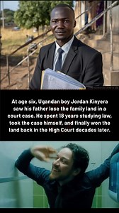 💪 The Boy Who Became a Lawyer to Win Back His Family’s Land! When Jordan Kinyera was just 6 years old, he watched his father lose their family land in a court battle. 💔 That moment changed his life forever. Driven by determination and justice, Jordan spent 18 years studying law, mastering every detail he needed to fight back. ⚖️ And after nearly two decades, he took the case to court himself — and won the land back for his family. 🙌 A true story of perseverance, purpose, and the power of neve