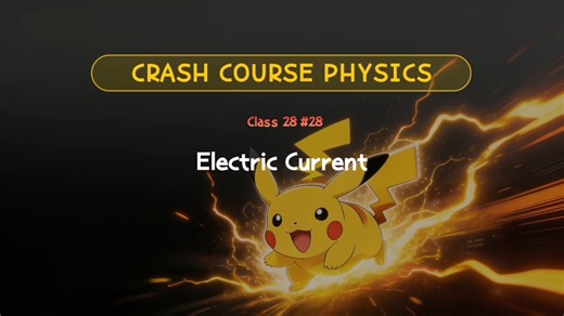 Crash Course Physics review--No.28 Electric Current 电流