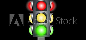 Animation traffic light poles green screen | Animation is best used as a learning tool to know the rules of the street