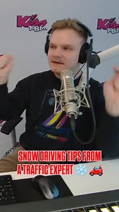 Dan the Traffic Man from iHeart Boston’s Total Traffic Network stops by to offer some advice on winter driving today ❄️ | Kiss 108