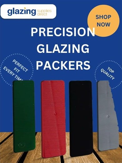 Easy-to-Use Glazing Packers for Perfect Window and Door Installation
