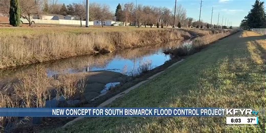 New concept for south Bismarck flood control project