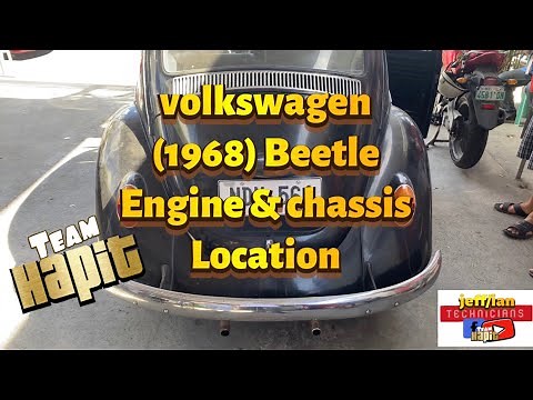 Volkswagen engine & chassis number location |
