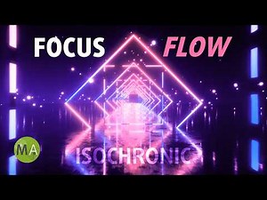 Get in the Zone Flow State | Synthwave | Focus Flow - Isochronic Tones