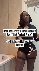 💬 Instead of “I think you look pretty,” say something like this 👇 ‎ ‎1. “You’ve got a really good vibe.” 😎 ‎•Compliments her energy, not just her looks. ‎ ‎2. “You’ve got something interesting about you I can’t tell what it is yet.” 😏 ‎•Mysterious, confident, and keeps her curious. ‎ ‎3. “That color looks good on you.” ⚡ ‎•Simple, respectful, and specific not generic. ‎ ‎4. “You seem like you know exactly where you’re going.” 💬 ‎•Complimenting confidence hits deeper than appearance. ‎ ‎5. “