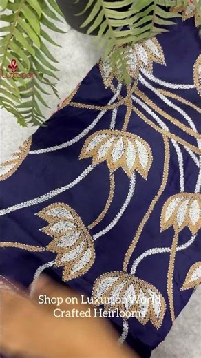 Kantha hand Embroidered Saree | Shop kantha online | Kantha work