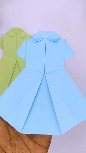 18K views · 103 reactions | How to make paper dress #crafts #papercrafts #paperdress #handmade | Creative Art & Craft Ideas | Facebook