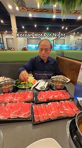 16M views · 452K reactions | We did a Korean hot pot night with unlimited meat. Although we fully paid for this, I feel like they suffered a loss  We like hot pot nights because everyone can make their own combos and enjoy own favorite foods. #hotpot #shabushabu #koreanfood #mukbang #foodreview #restaurantreivew #kdrama | Crazy Korean Cooking | Facebook